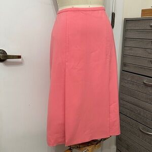 J. Crew A-Line Skirt in Vibrant Pink